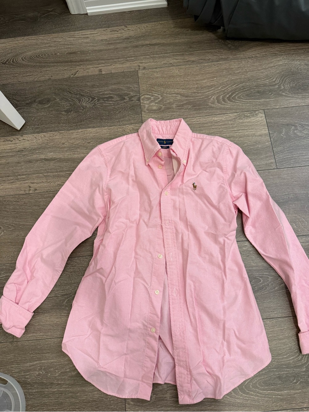 Ralph Lauren Pink Button-Down Oxford Shirt